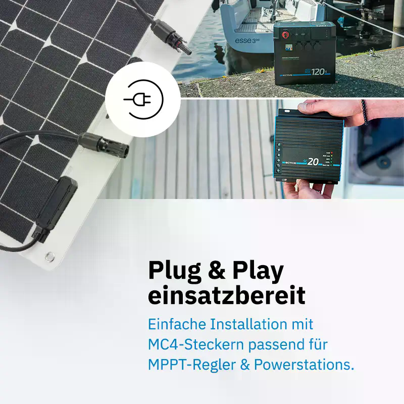 ECTIVE MSP 260 Flex flexibles Solarmodul monokristallin 260W