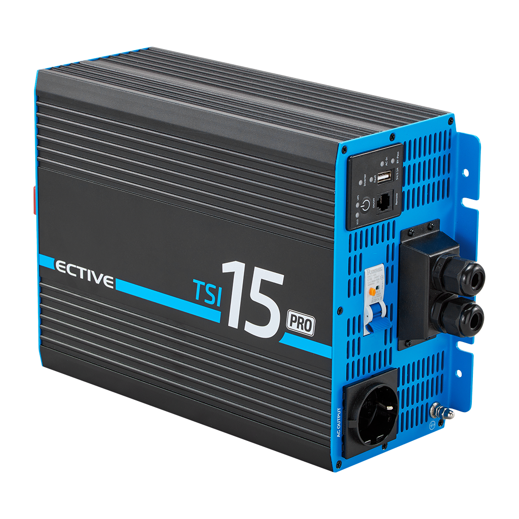 ECTIVE TSI 15 1500W/12V PRO Sinus-Wechselrichter Gen. 2