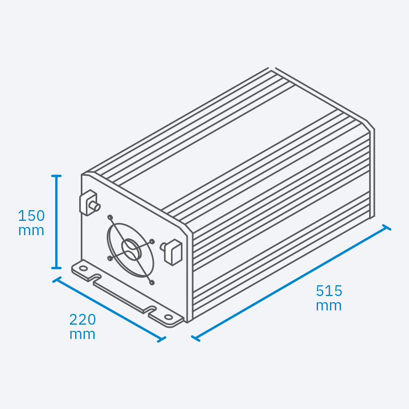 ECTIVE CSI 30 3000W/12V PRO Sinus-Wechselrichter