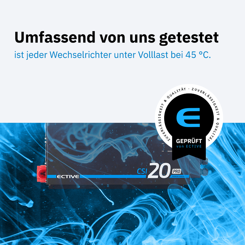 ECTIVE CSI 20 PA PRO 2000W/12V Sinus-Wechselrichter