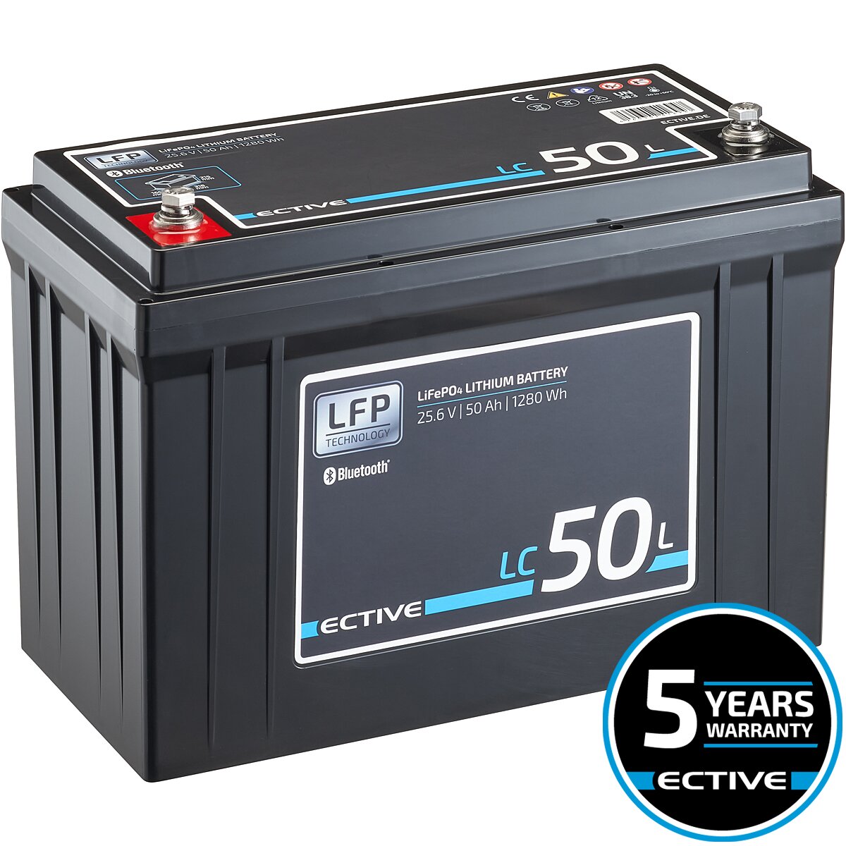 ECTIVE LC 50L BT 24V LiFePO4 Versorgungsbatterie 50 Ah