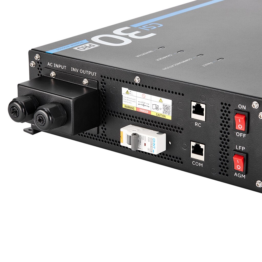 ECTIVE CSI 30 PA-RCD PRO 3000W/12V Sinus-Wechselrichter