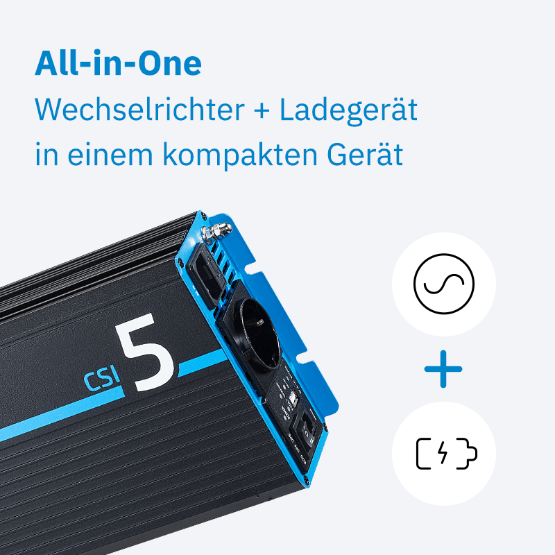 ECTIVE CSI 5 500W/12V Sinus-Wechselrichter
