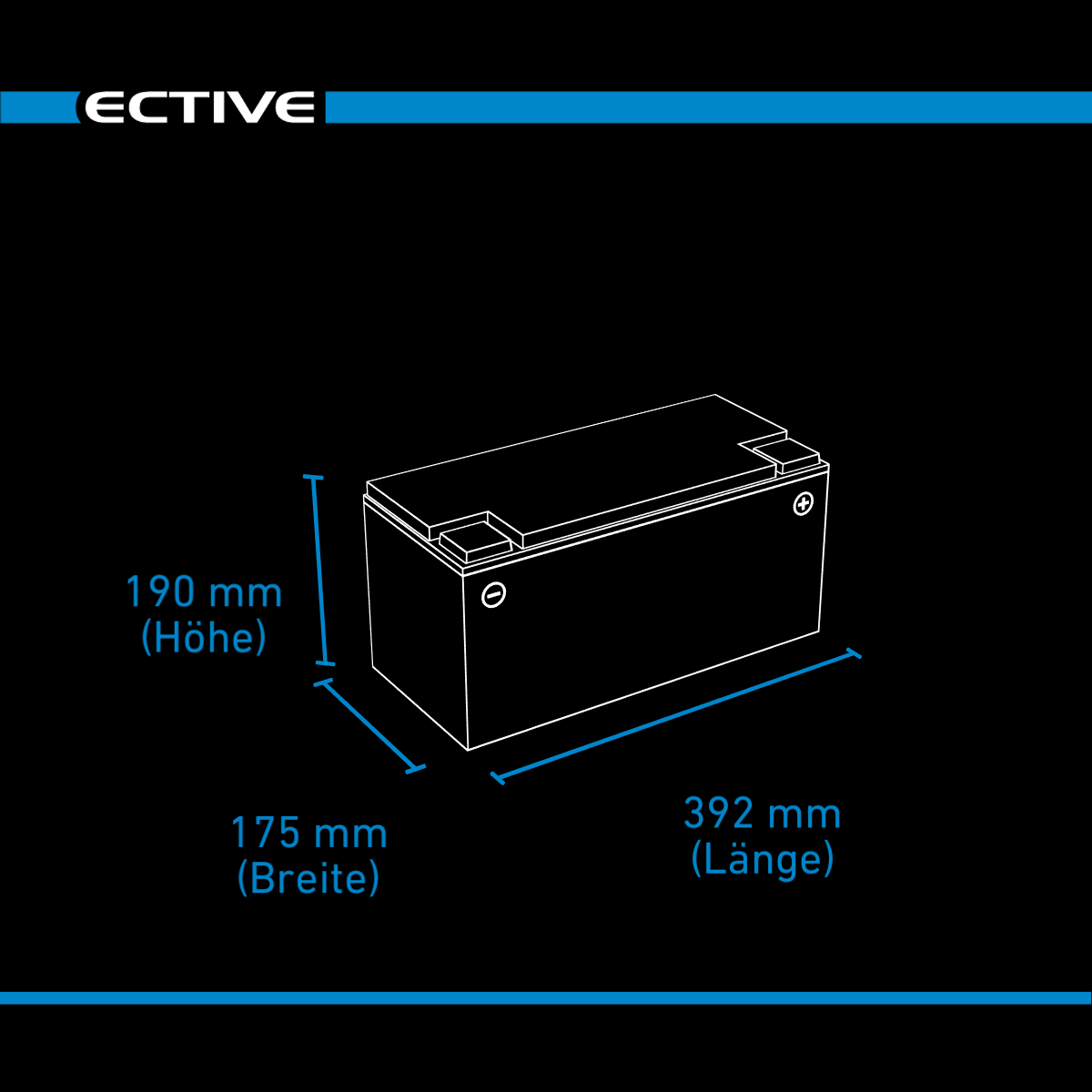 ECTIVE SC 120 AGM Semi Cycle 120Ah