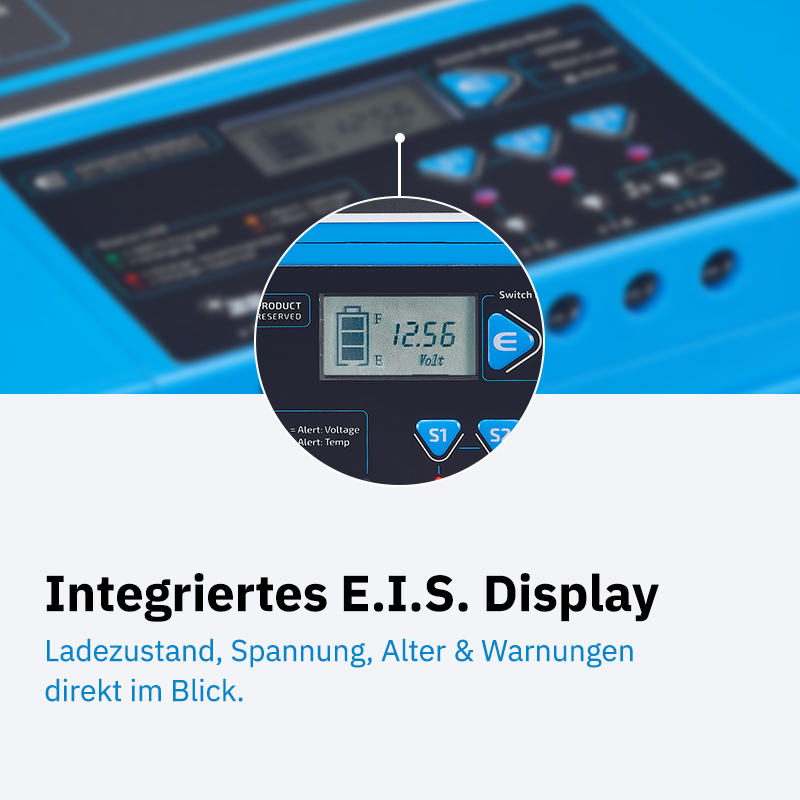 ECTIVE DC 290S GEL Deep Cycle mit LCD-Anzeige 290Ah