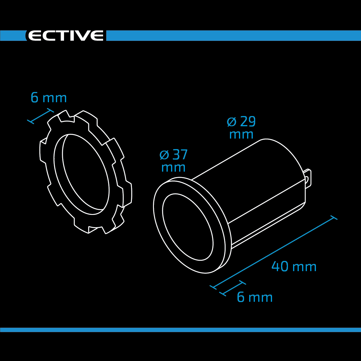 ECTIVE Bordspannungssteckdose 12V 10A