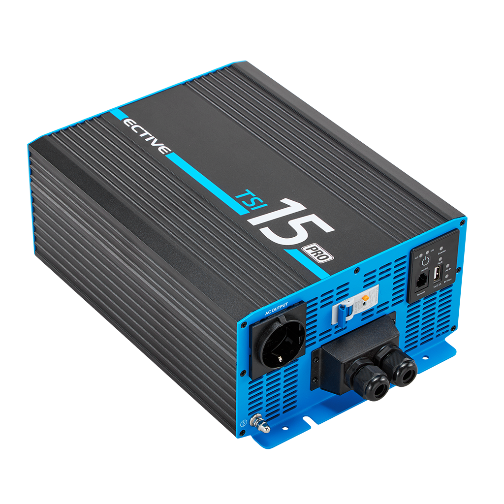 ECTIVE TSI 15 1500W/12V PRO Sinus-Wechselrichter Gen. 2