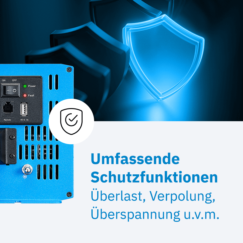 ECTIVE SI 30 3000W/12V Sinus-Wechselrichter mit reiner Sinuswelle