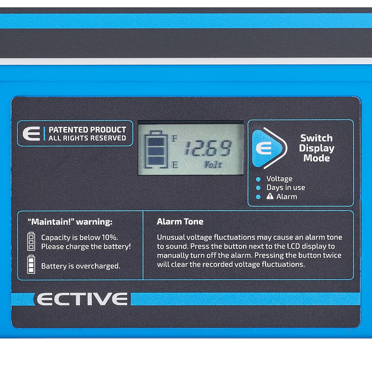 ECTIVE DC 290S AGM Deep Cycle mit LCD-Anzeige 290Ah