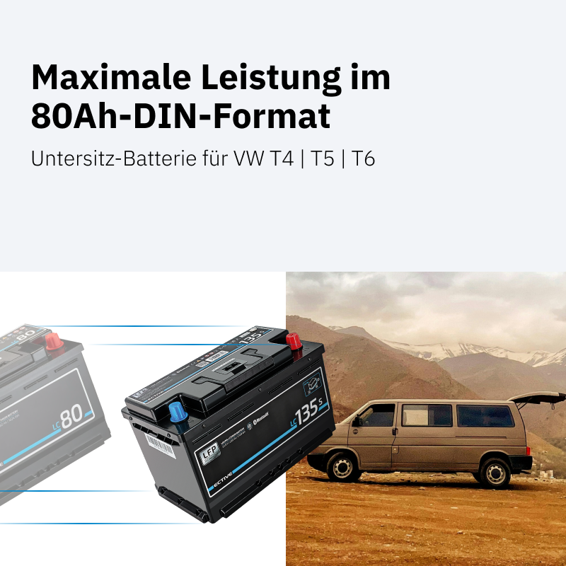 ECTIVE LC 135s LT 12V LiFePO4 Lithium Versorgungsbatterie 135Ah