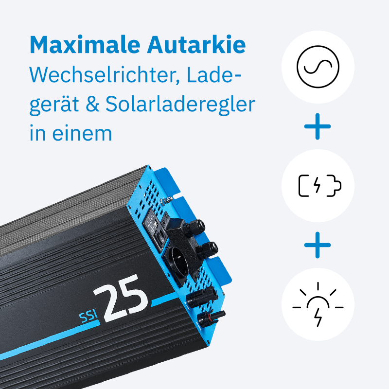 ECTIVE SSI 25 2500W/24V Sinus-Wechselrichter