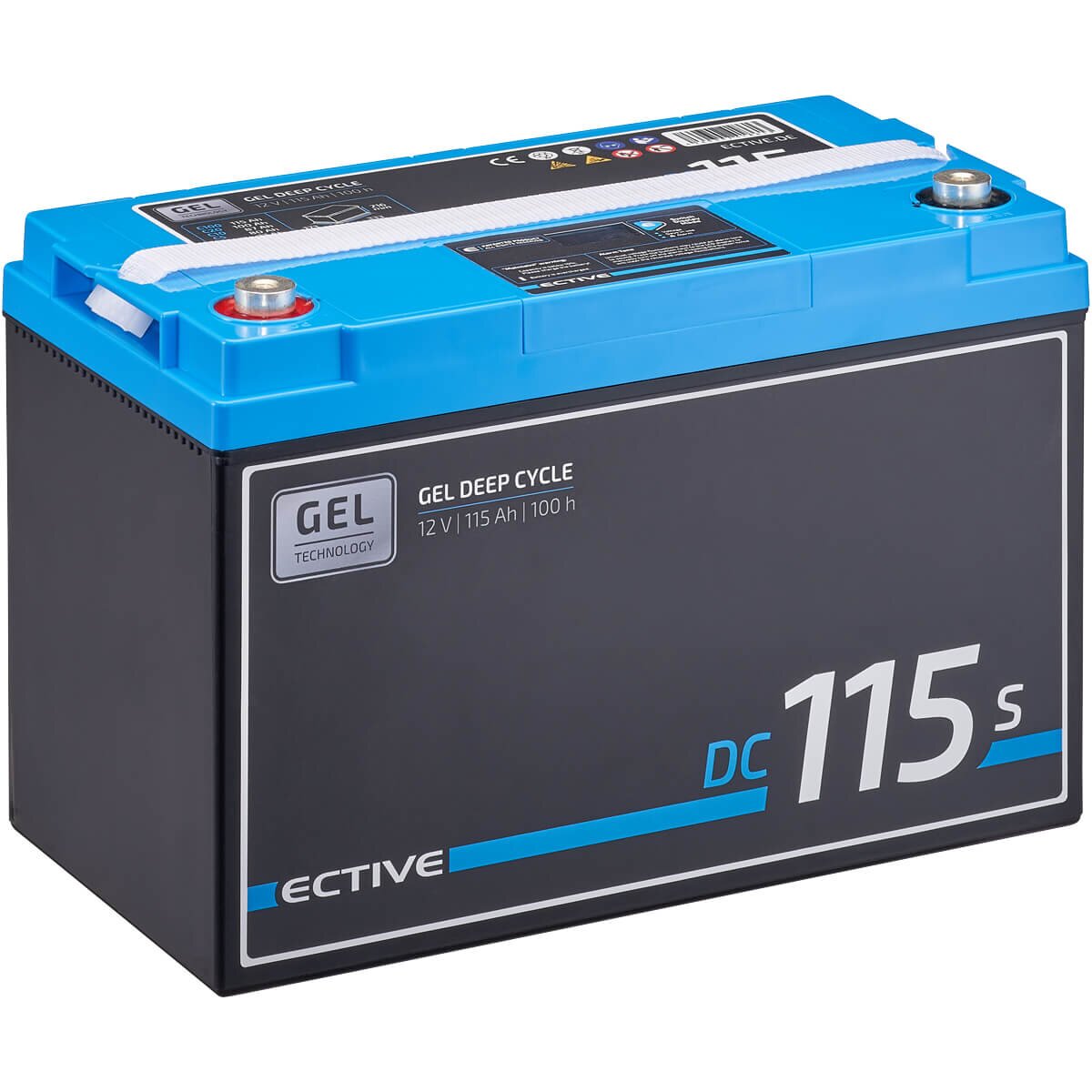 ECTIVE DC 115S GEL Deep Cycle mit LCD-Anzeige 115Ah