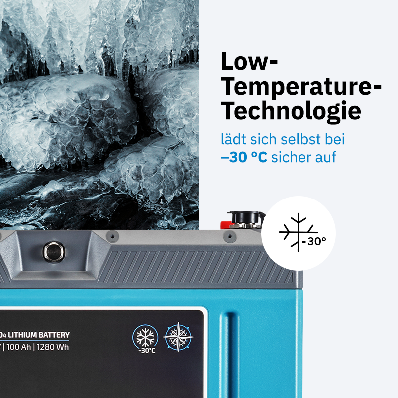 ECTIVE LC 100 Marine LT 12V LiFePO4 Lithium Versorgungsbaterie 100Ah