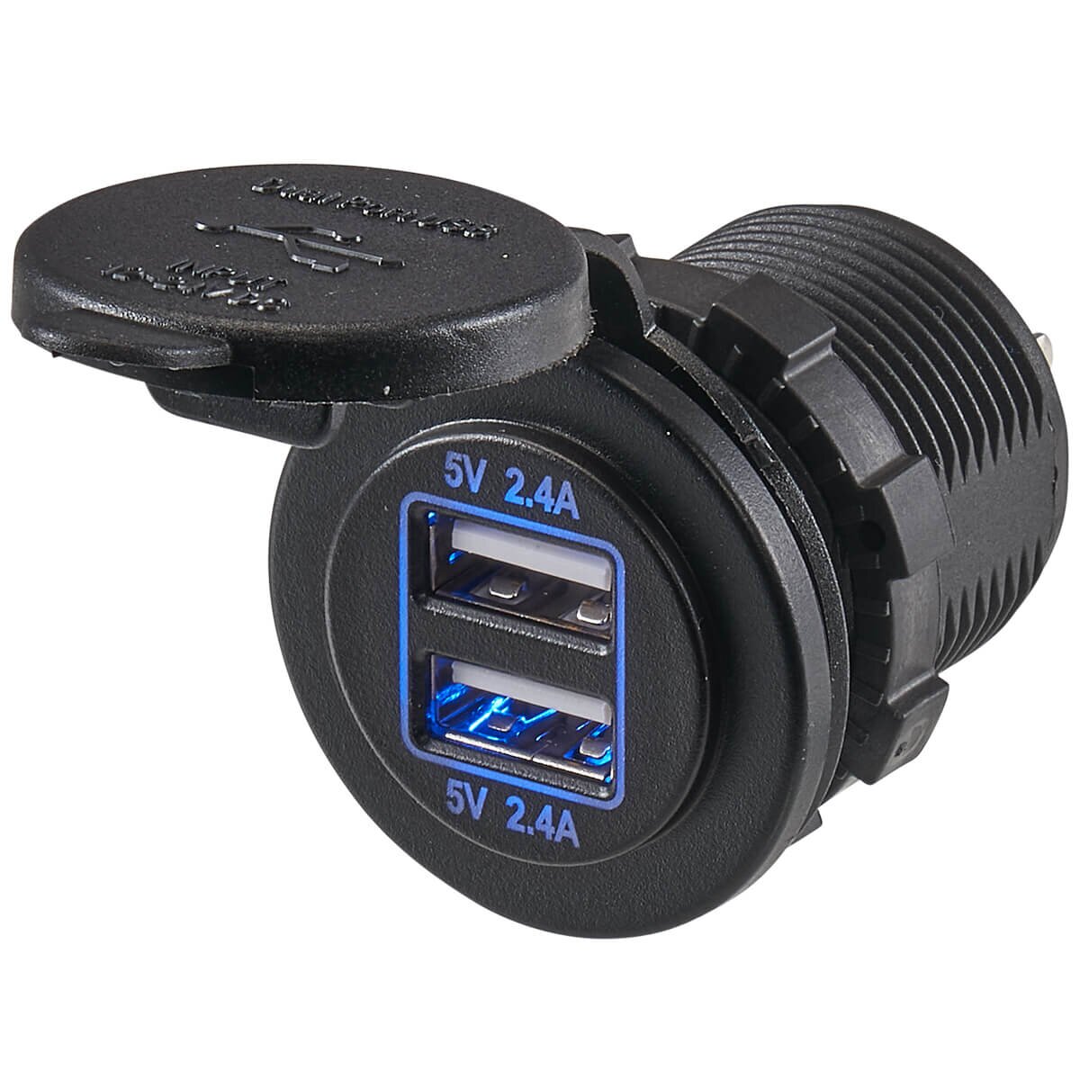 ECTIVE Dual USB-Einbaubuchse 5V 2,4A