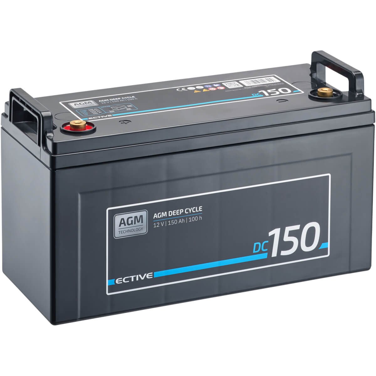 ECTIVE DC 150 AGM Versorgungsbatterie 150AH
