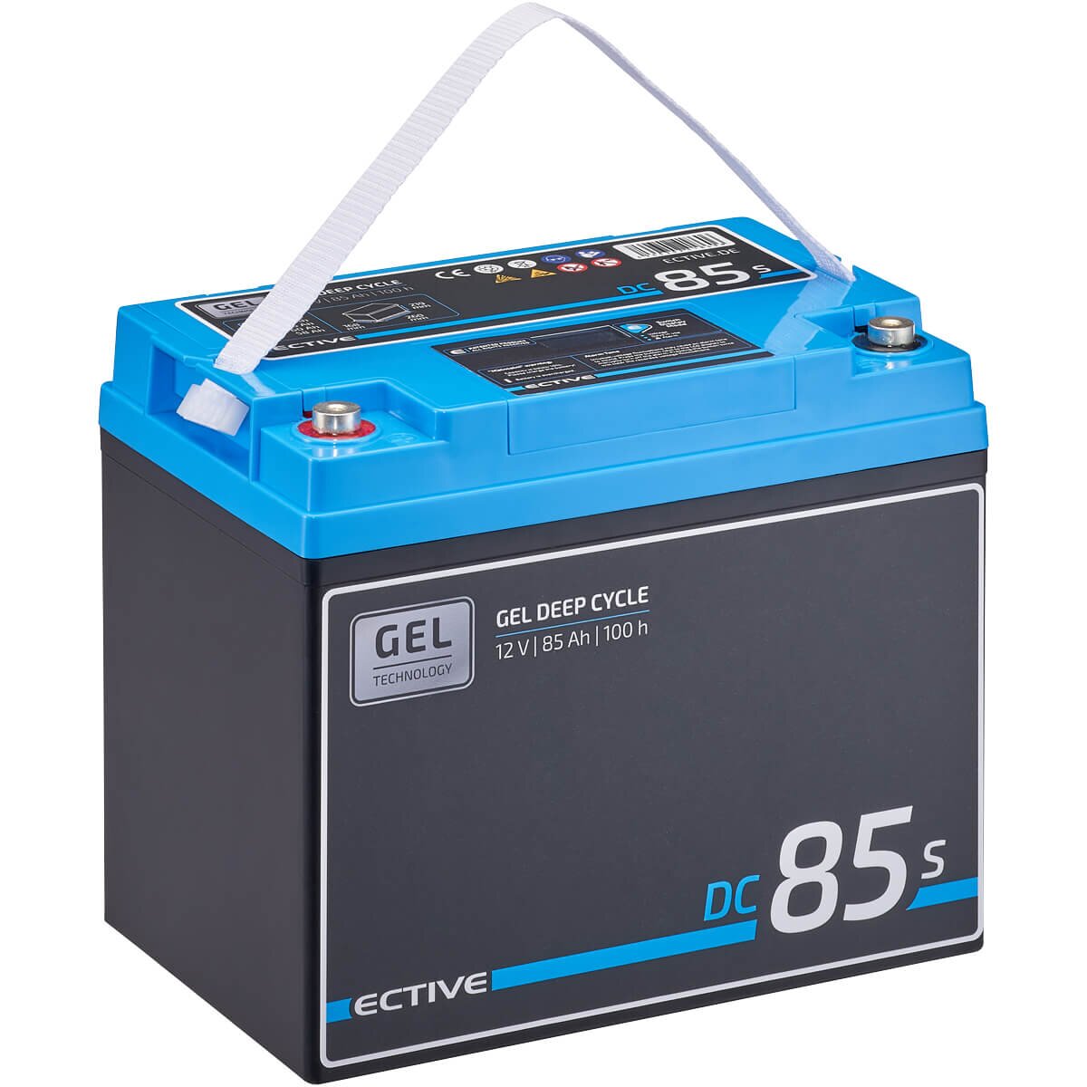 ECTIVE DC 85S GEL Deep Cycle mit LCD-Anzeige 85Ah