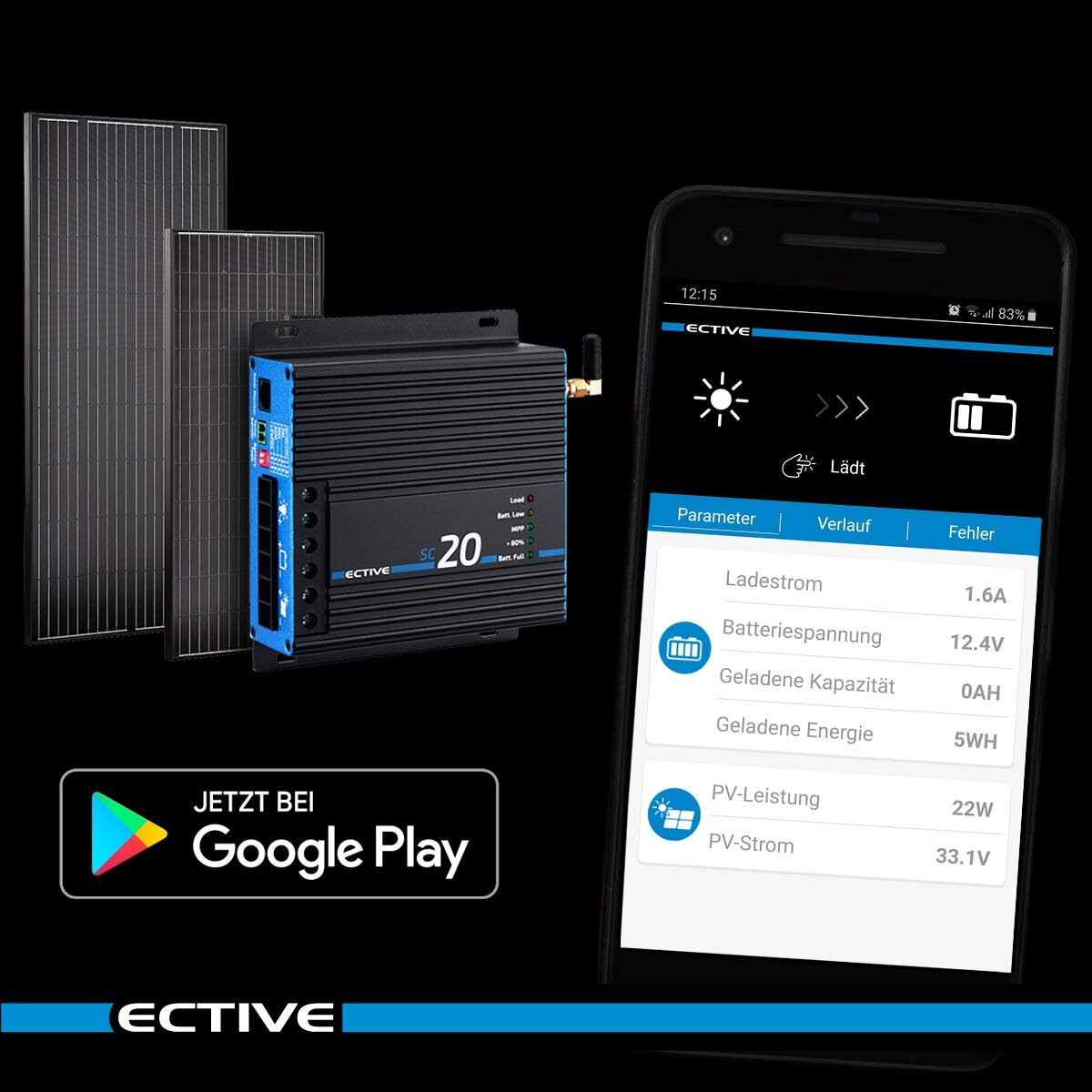 ECTIVE SC 20 MPPT Solar-Laderegler