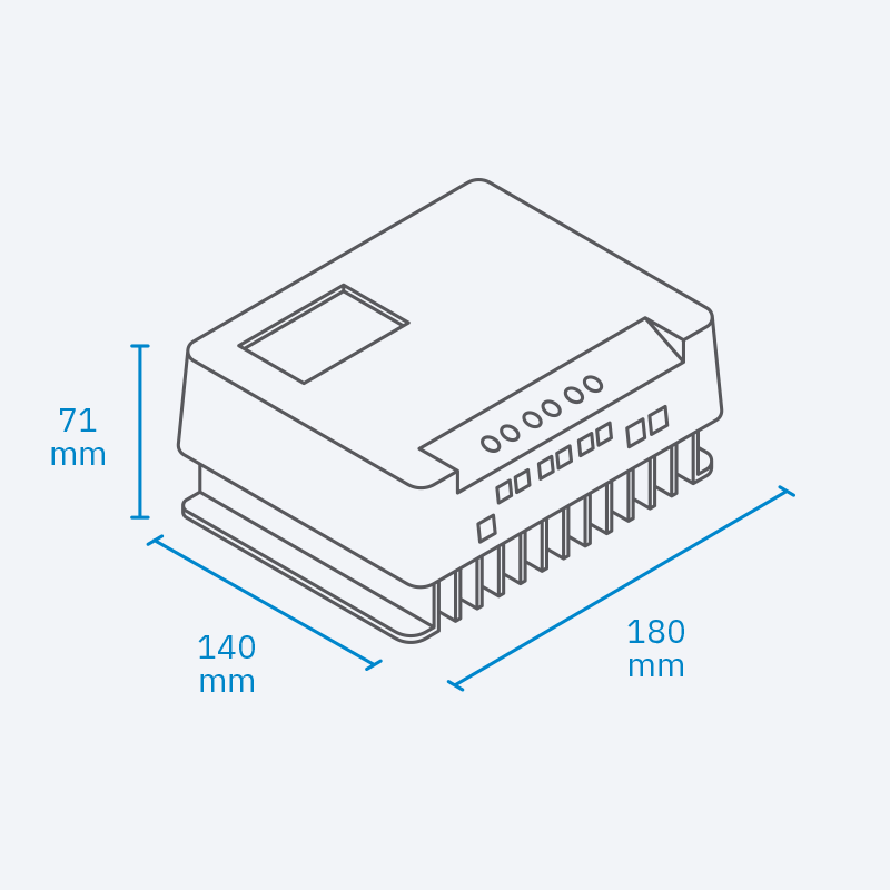 ECTIVE DSC 20 PRO Dual Solar-Laderegler für Versorgungsbaterie und Starterbatterien