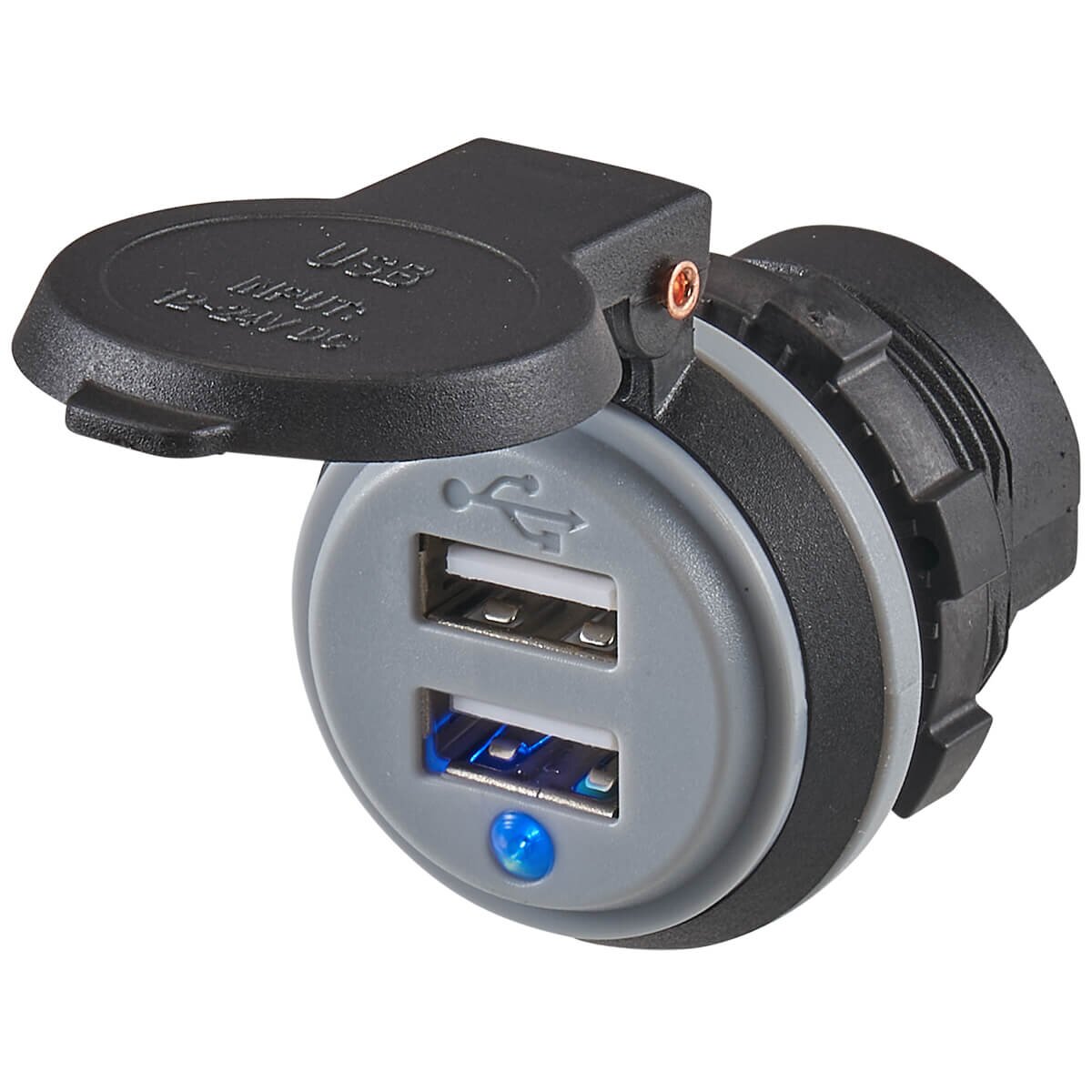 ECTIVE Dual USB-Einbaubuchse 5V 2,4A