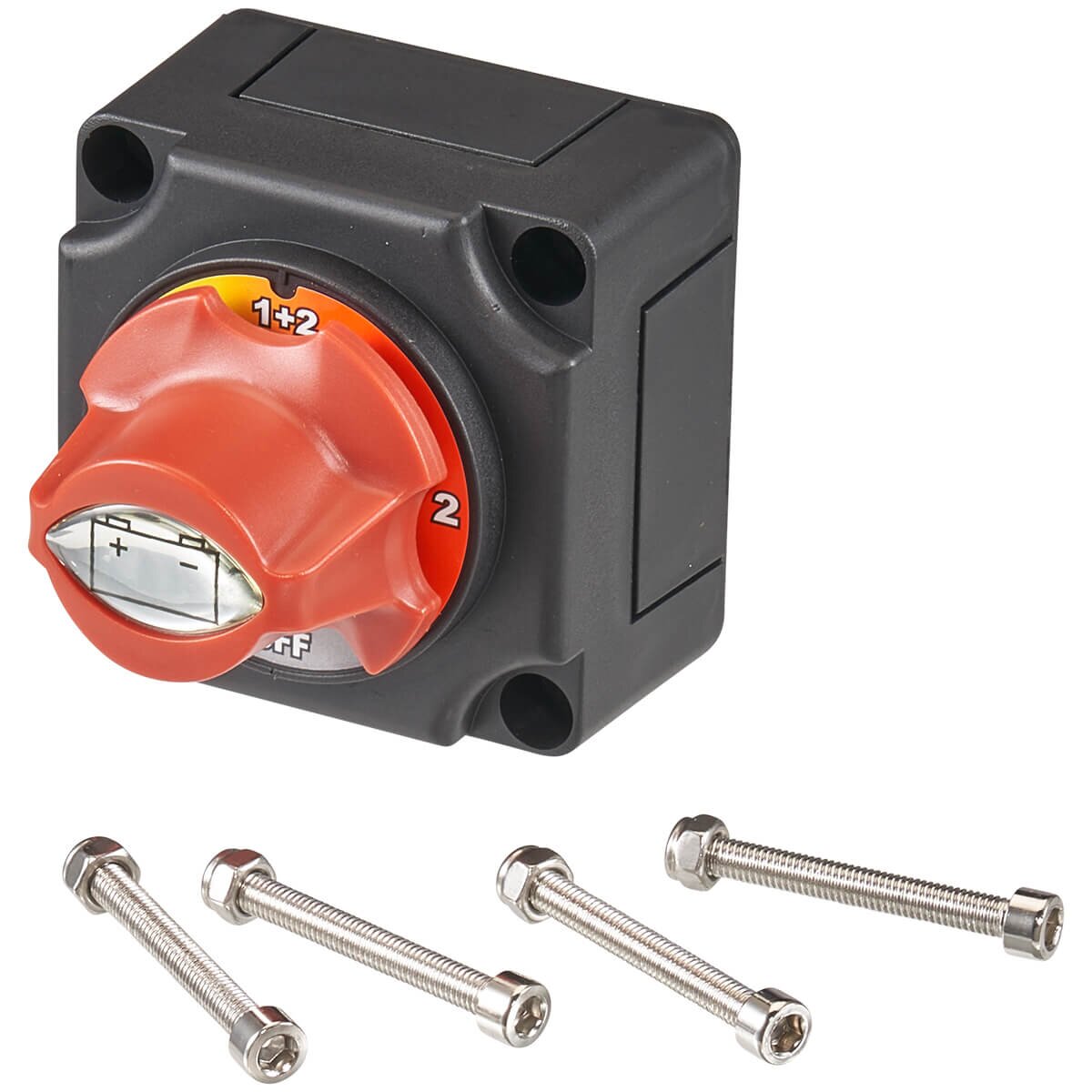 ECTIVE Drei-Wege-Trennschalter für 2 Batterien 275A 12-48V