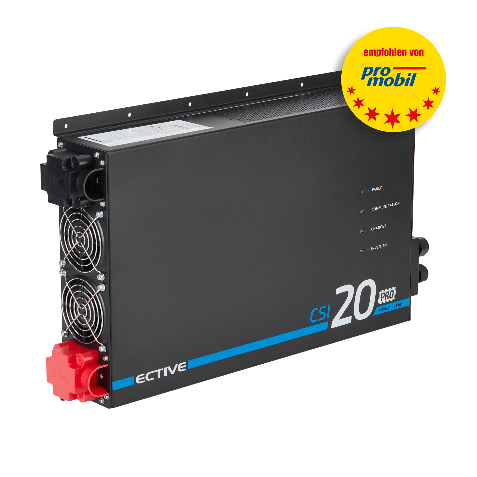 ECTIVE CSI 20 PA-RCD PRO 2000W/12V Sinus-Wechselrichter