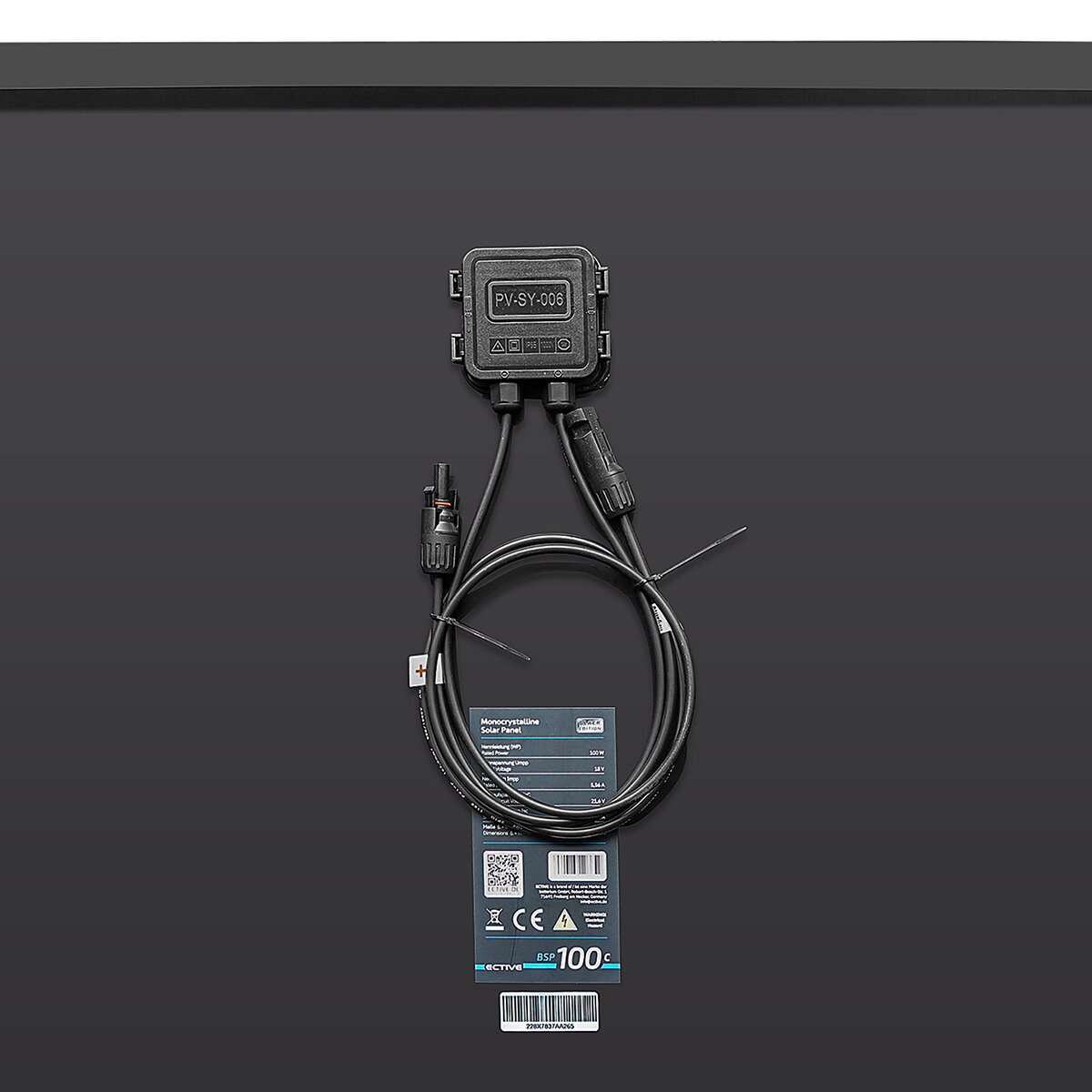 ECTIVE BSP 100C Black Monokristallin Solarmodul 100W