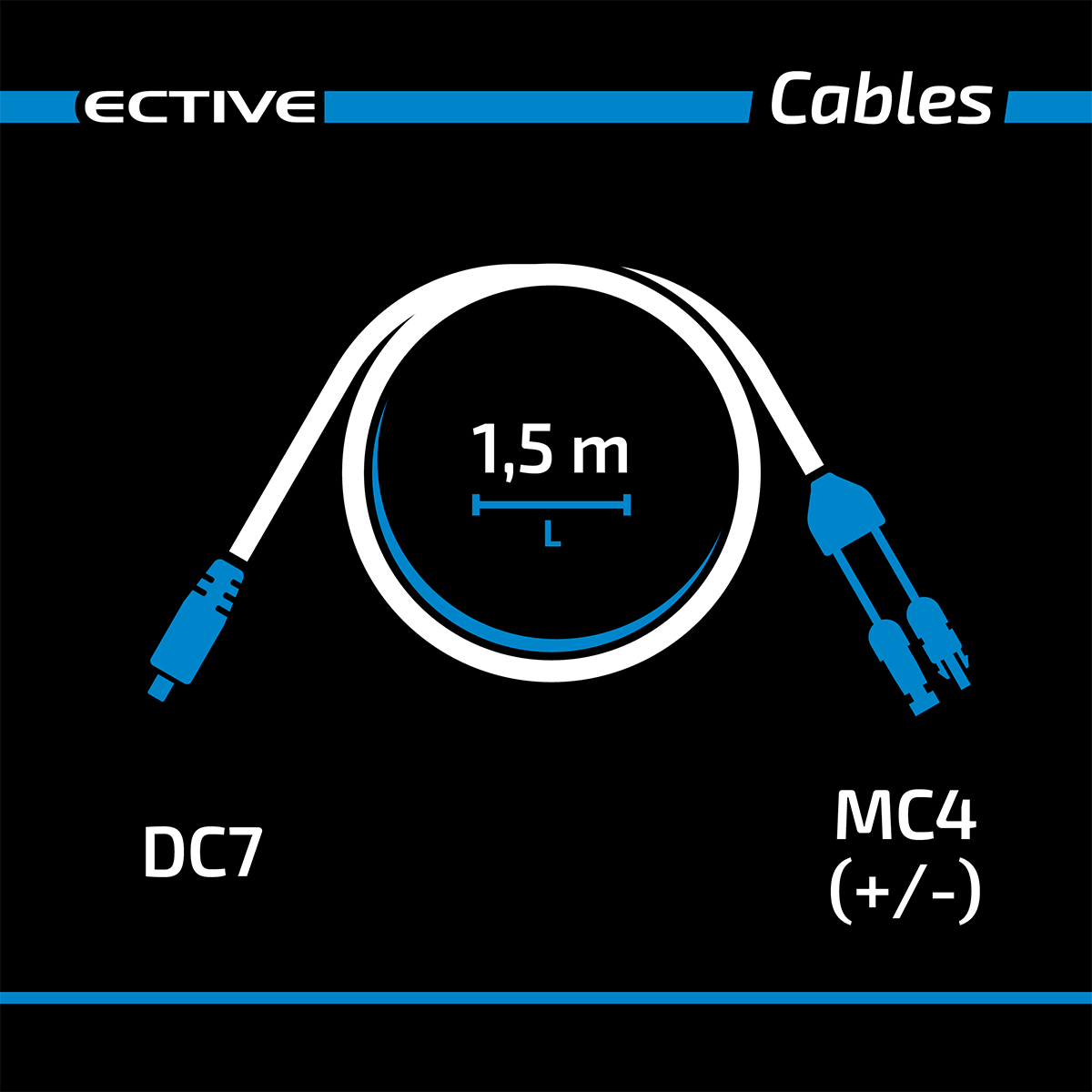 ECTIVE Adapter MC4 zu DC7909 für BlackBox Powerstation