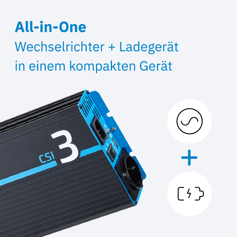 ECTIVE CSI 3 300W/12V Sinus-Wechselrichter