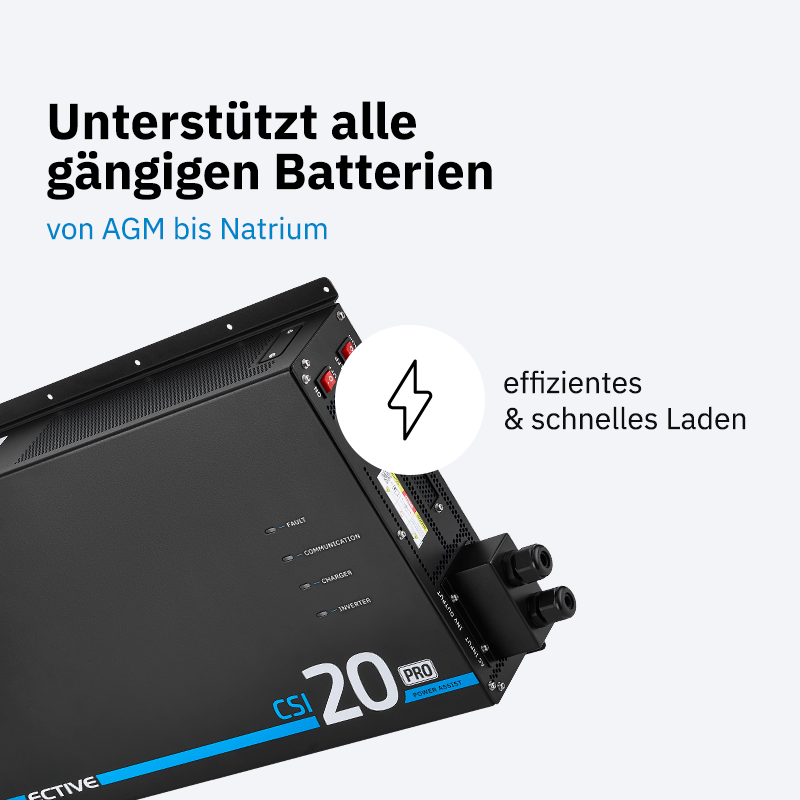ECTIVE CSI 20 PA PRO 2000W/12V Sinus-Wechselrichter