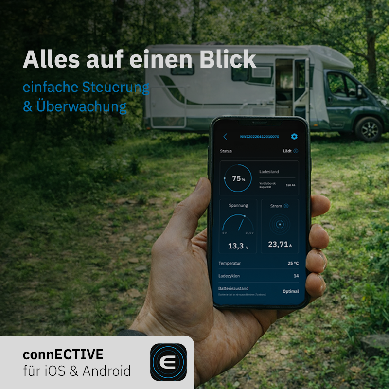 ECTIVE LC 100L BT 12V LiFePO4 Versorgungsbatterie 100 Ah
