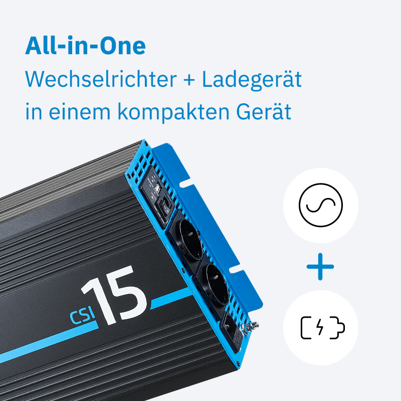 ECTIVE CSI 15 1500W 12V Sinus-Wechselrichter