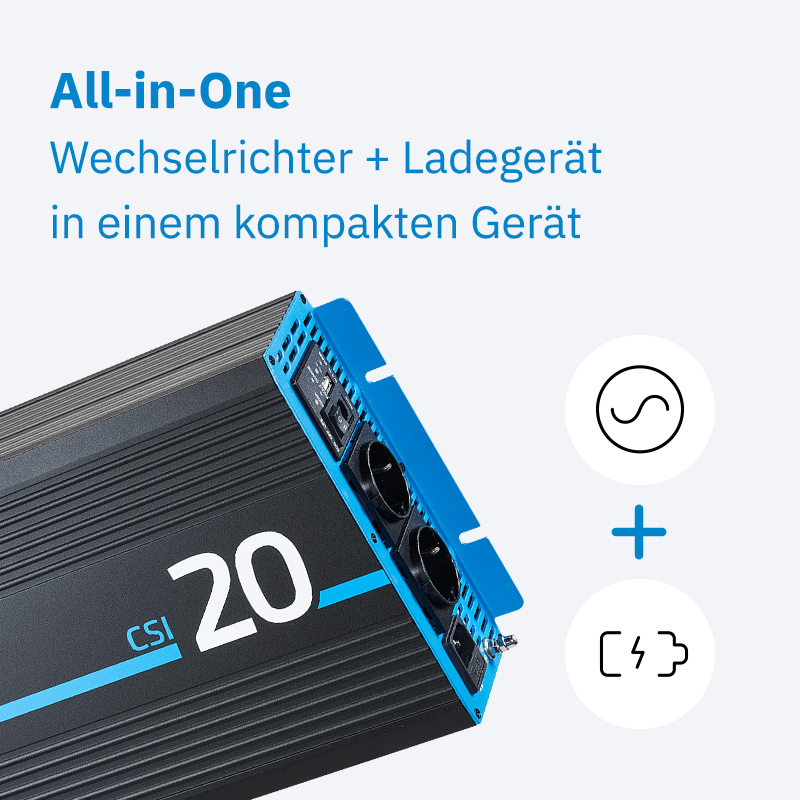 ECTIVE CSI 20 2000W/24V Sinus-Wechselrichter