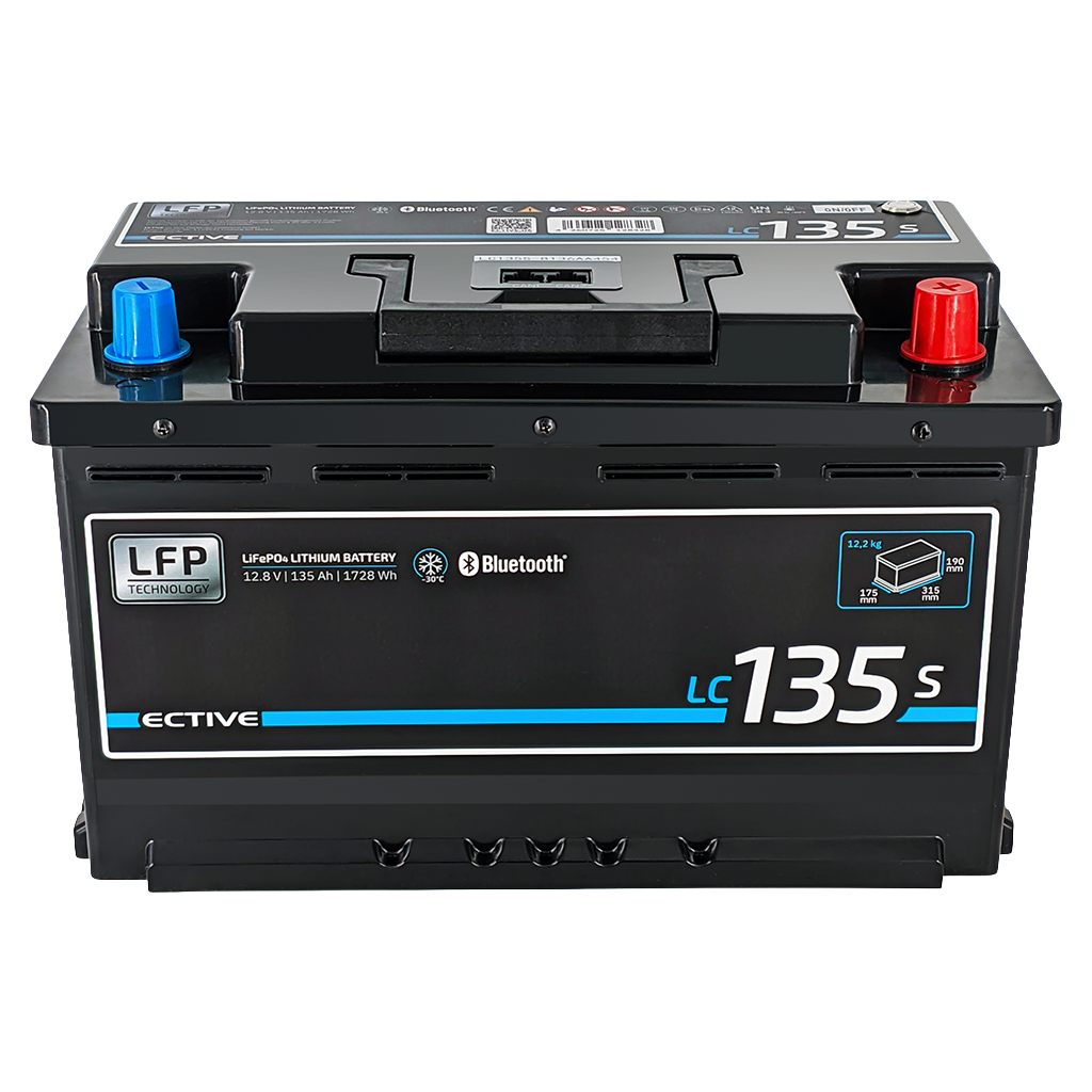 ECTIVE LC 135s LT 12V LiFePO4 Lithium Versorgungsbatterie 135Ah