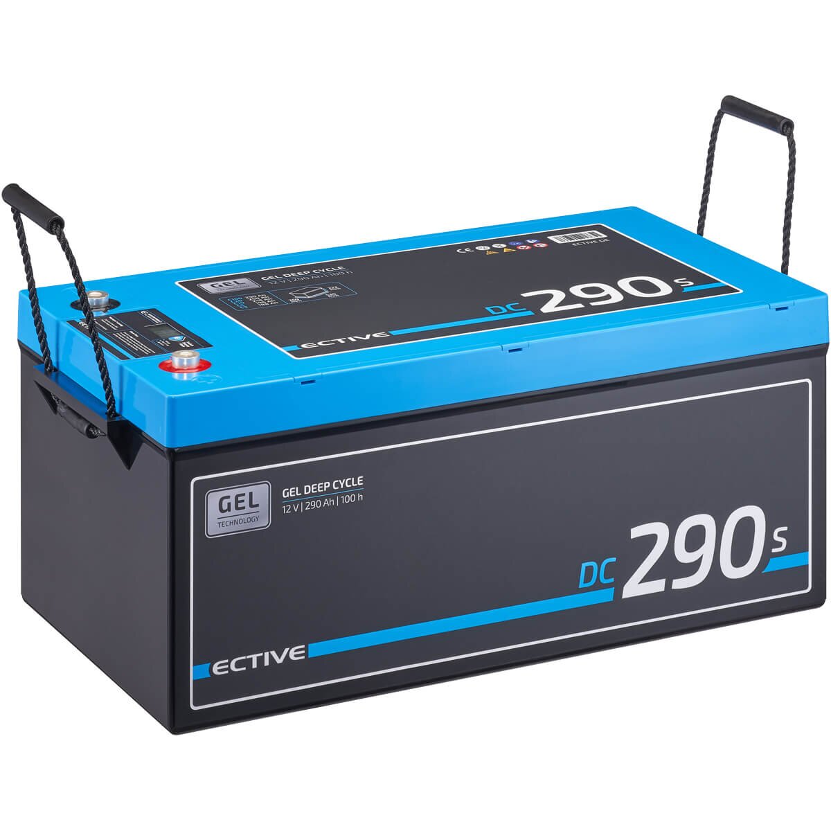 ECTIVE DC 290S GEL Deep Cycle mit LCD-Anzeige 290Ah