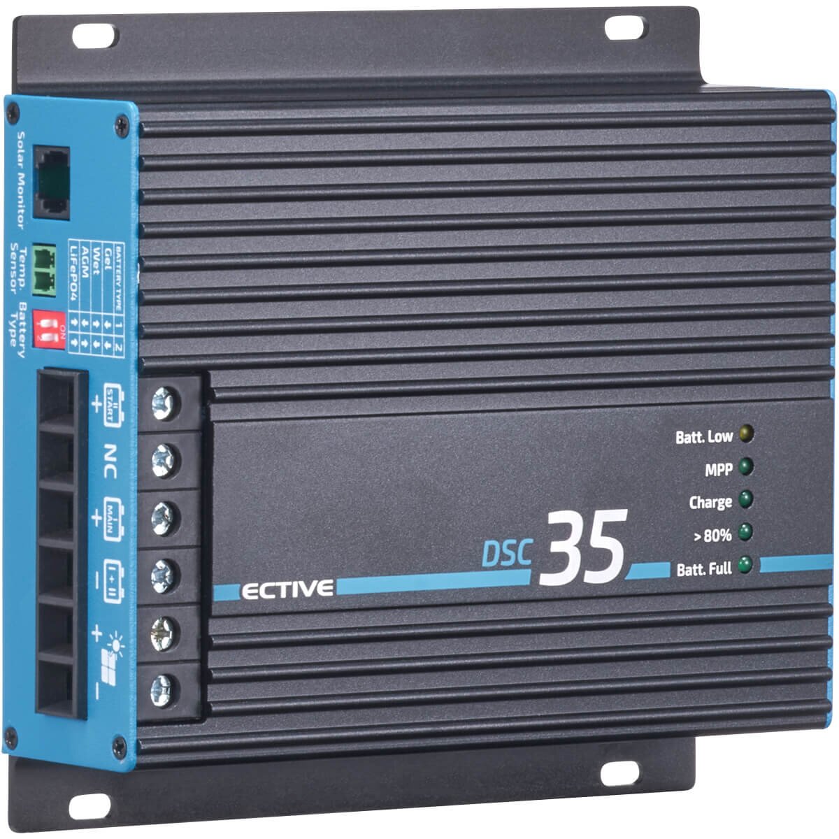 ECTIVE DSC 35 MPPT Dual Solar-Laderegler