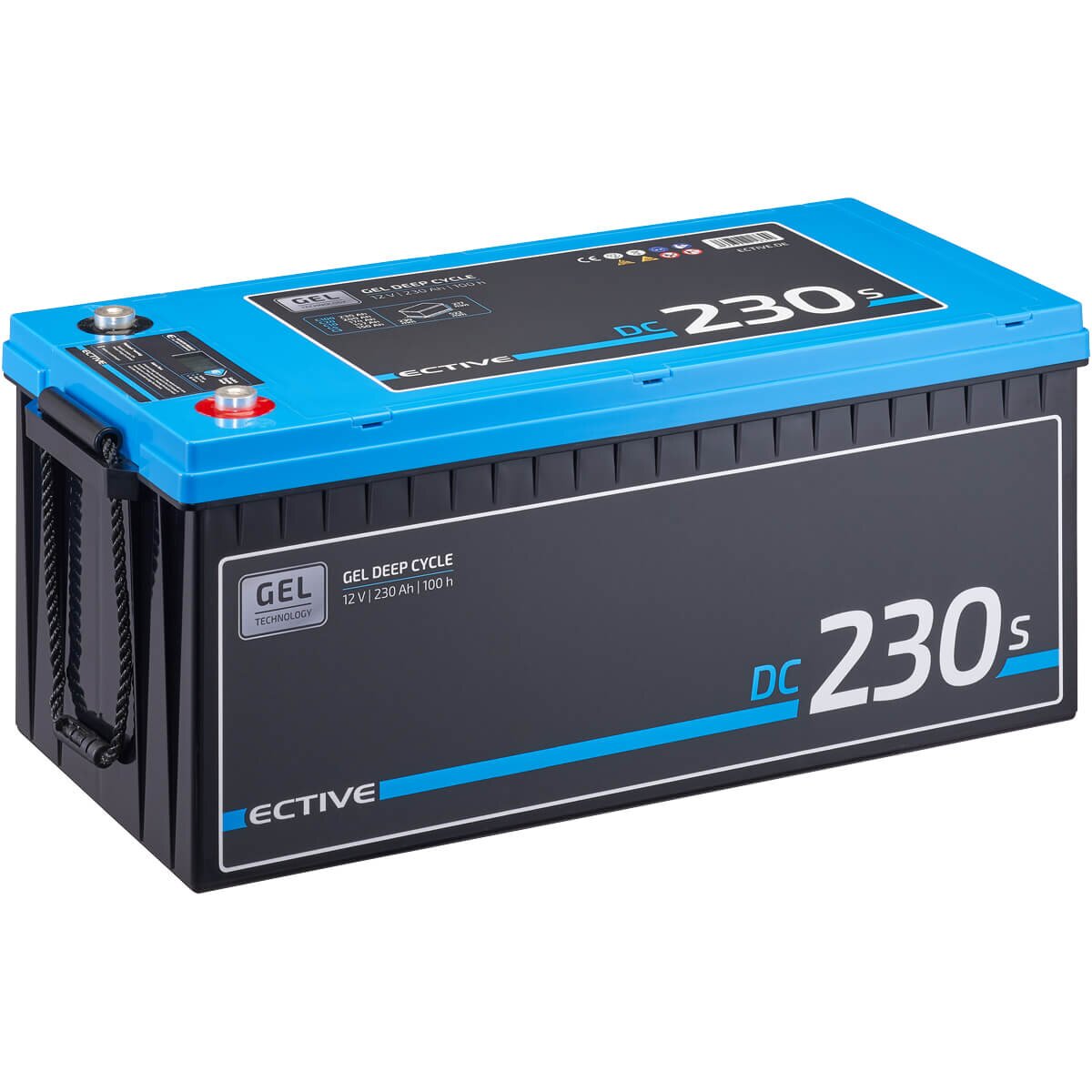 ECTIVE DC 230S GEL Deep Cycle mit LCD-Anzeige 230Ah