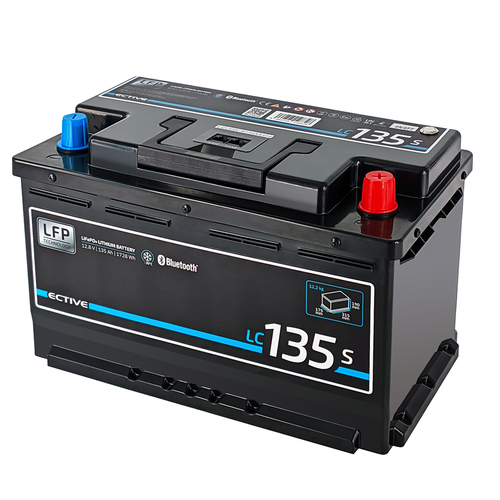 ECTIVE LC 135s LT 12V LiFePO4 Lithium Versorgungsbatterie 135Ah