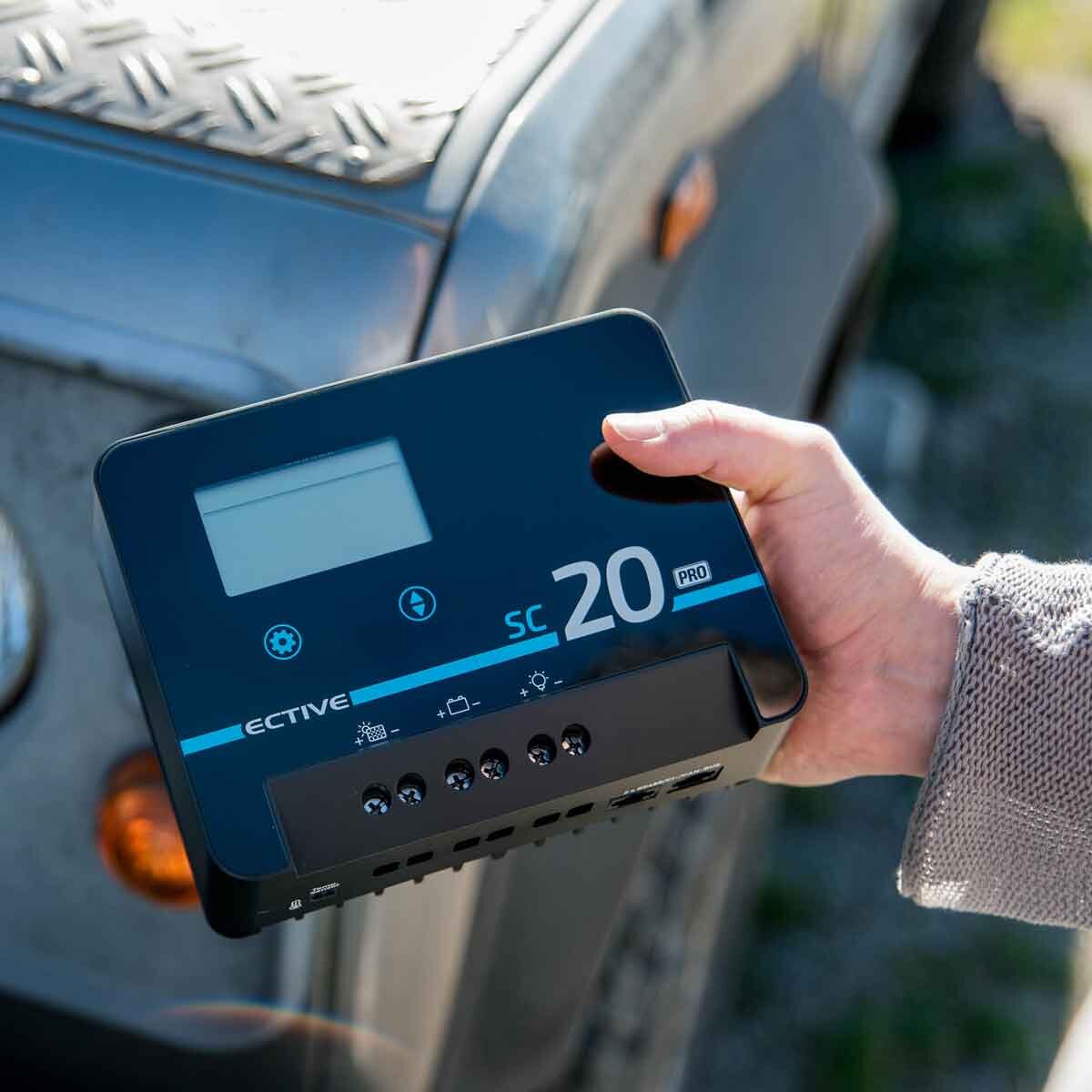 ECTIVE SC 20 PRO MPPT Solarladeregler inkl. App 20 A