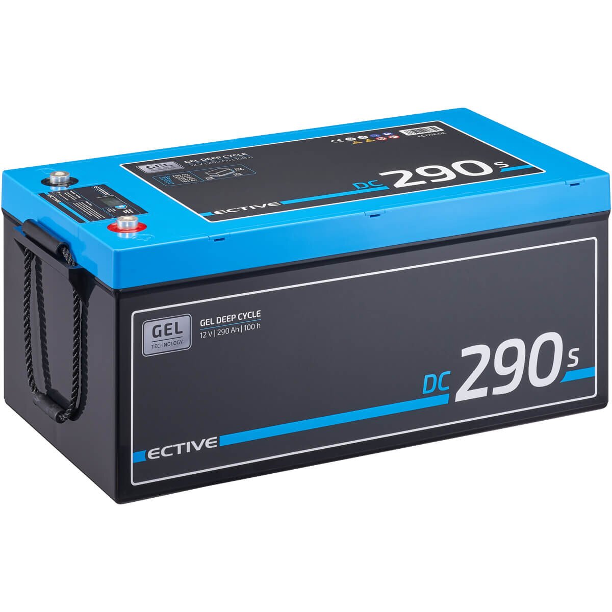 ECTIVE DC 290S GEL Deep Cycle mit LCD-Anzeige 290Ah