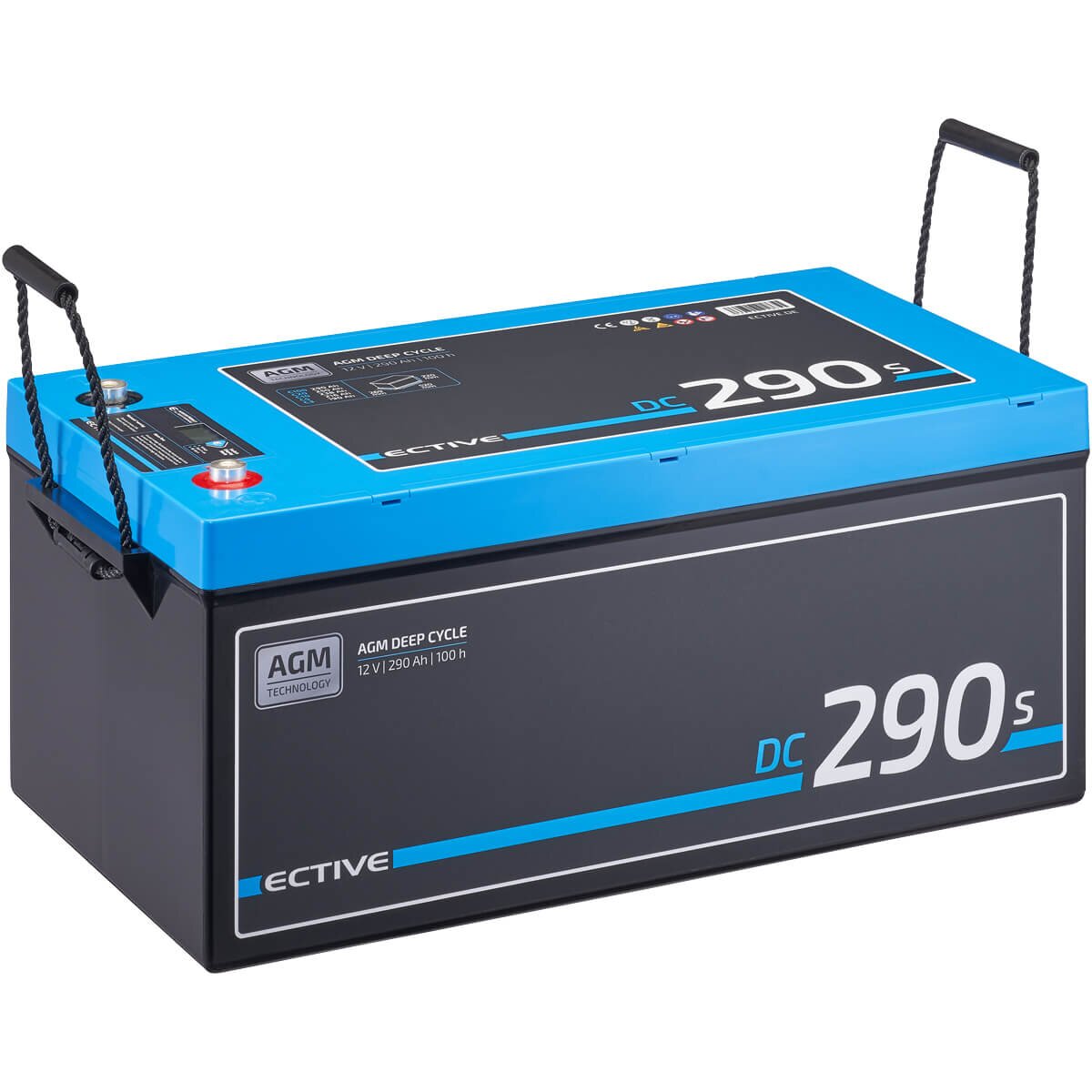 ECTIVE DC 290S AGM Deep Cycle mit LCD-Anzeige 290Ah