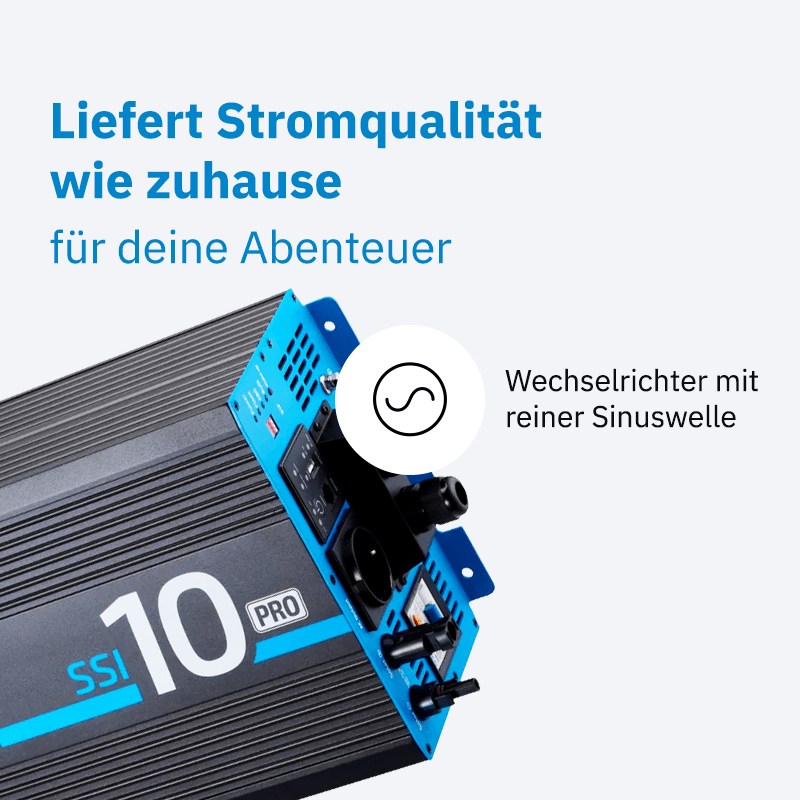 ECTIVE SSI 10 1000W/12V PRO Sinus-Wechselrichter