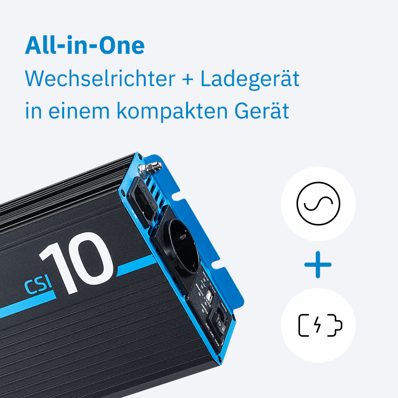 ECTIVE CSI 10 1000W 12V Sinus-Wechselrichter