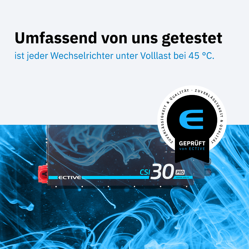 ECTIVE CSI 30 PA PRO 3000W/12V Sinus-Wechselrichter