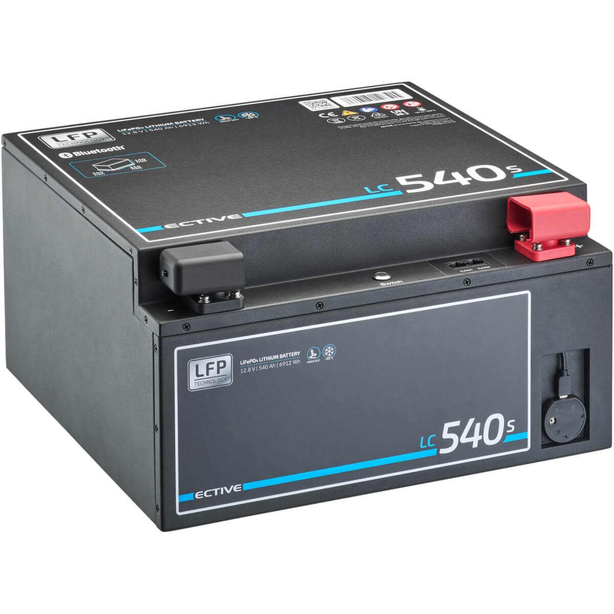 ECTIVE LC 540S LT 12V LiFePO4 Lithium Untersitzbatterie 540Ah