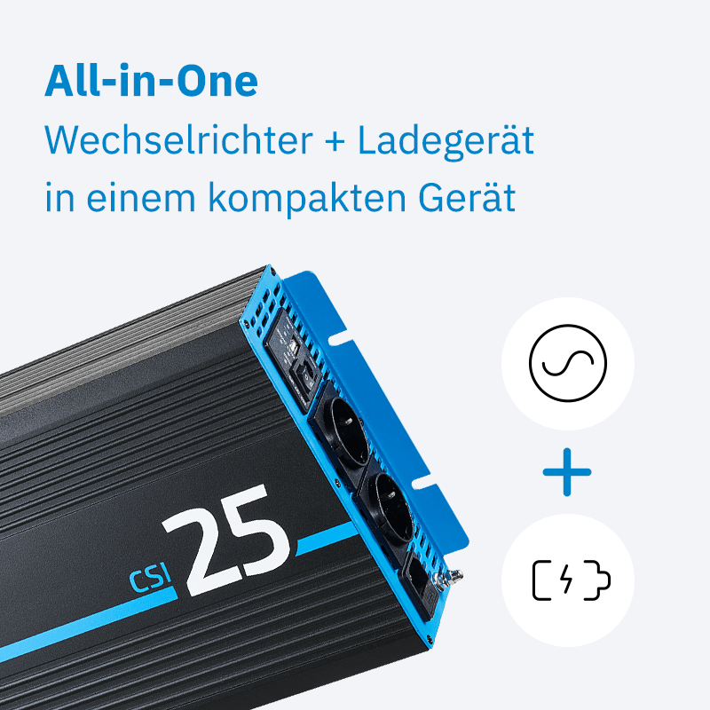 ECTIVE CSI 25 2500W 12V Sinus-Wechselrichter