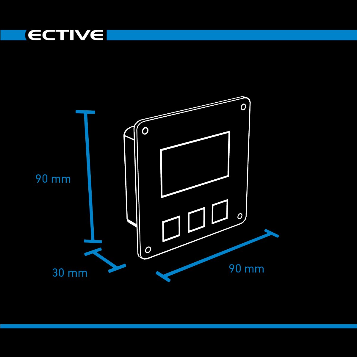 ECTIVE CM1 Charge Monitor für Ladebooster