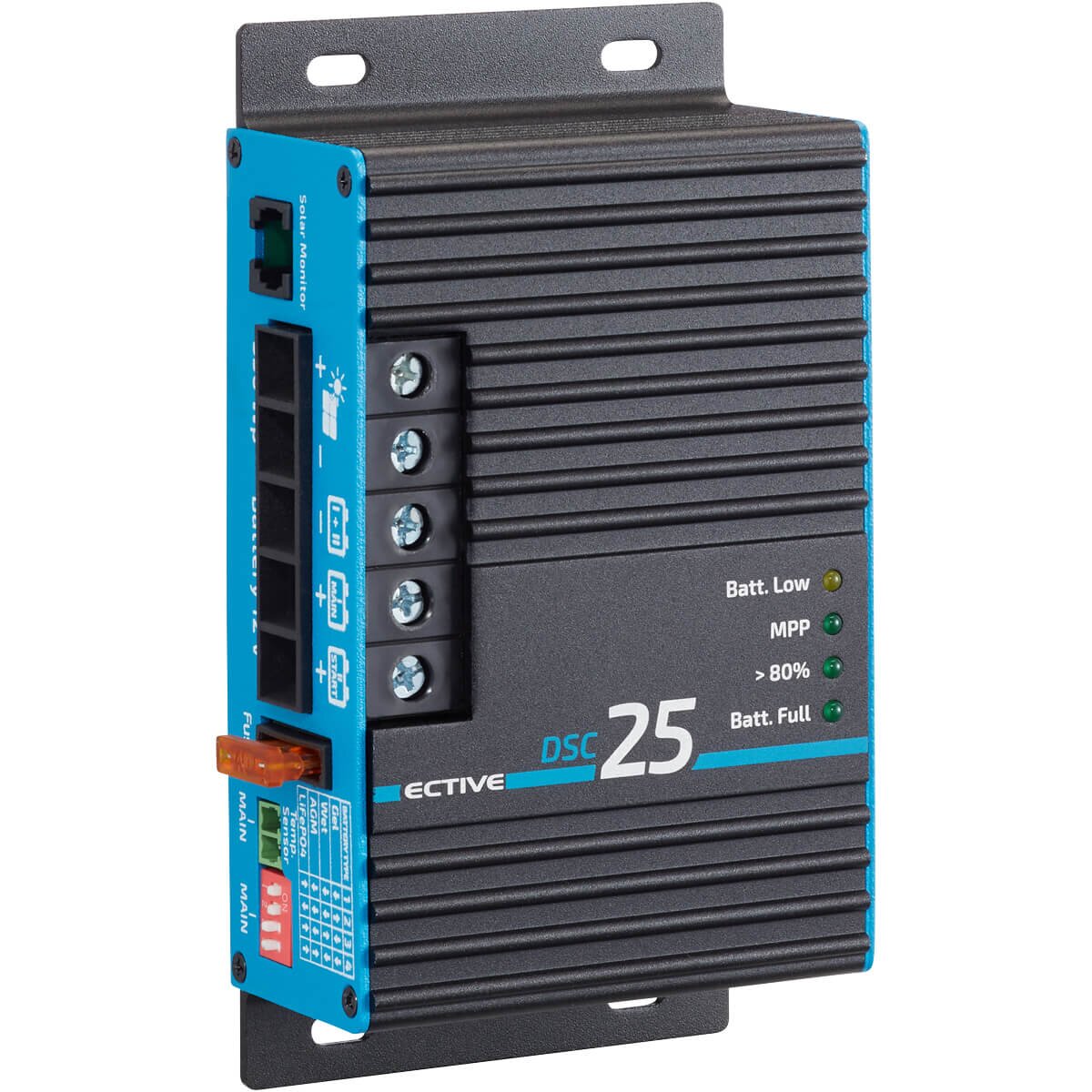ECTIVE DSC 25 MPPT Dual Solar-Laderegler