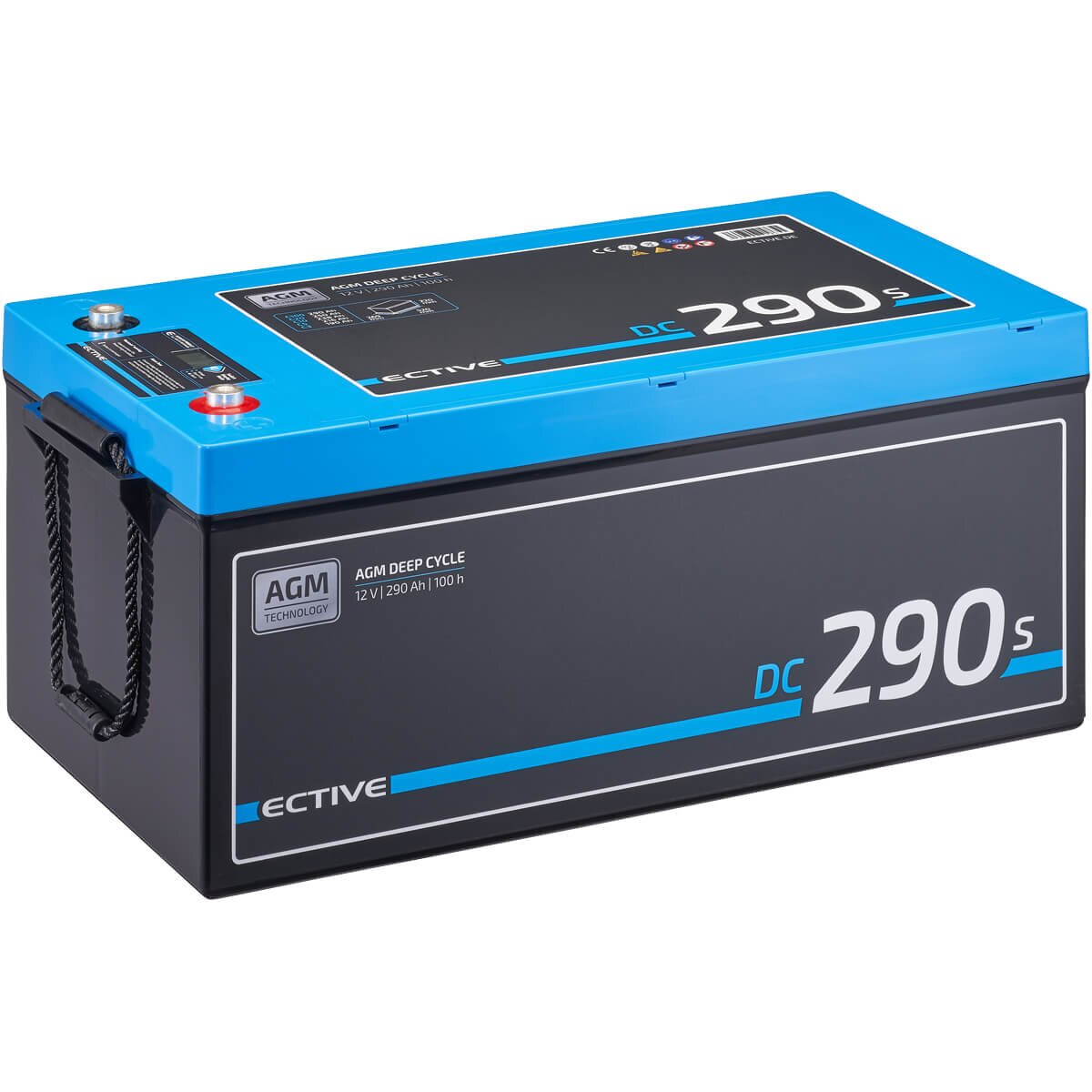 ECTIVE DC 290S AGM Deep Cycle mit LCD-Anzeige 290Ah