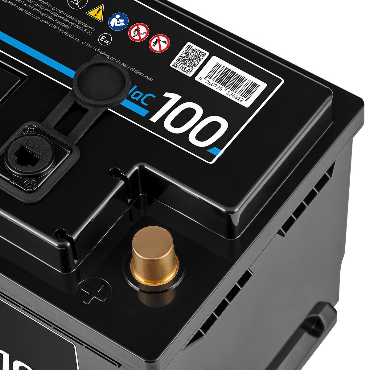 ECTIVE NaC 100 BT 12 V Natrium Versorgungsbatterie 100 Ah