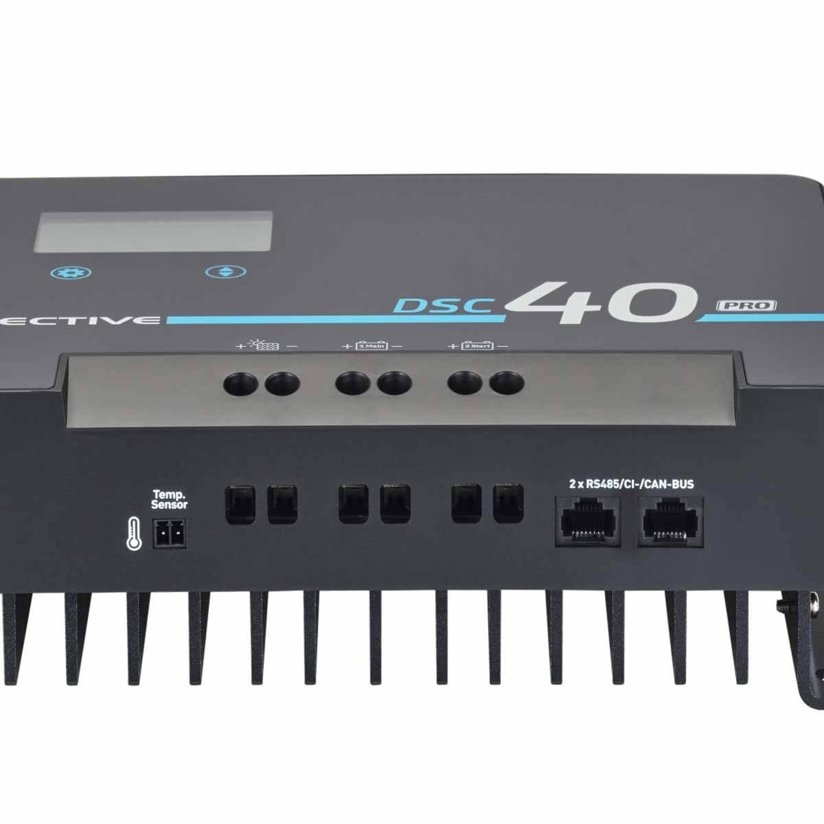 ECTIVE DSC 40 PRO Dual Solar-Laderegler für Versorgungsbaterie und Starterbatterien